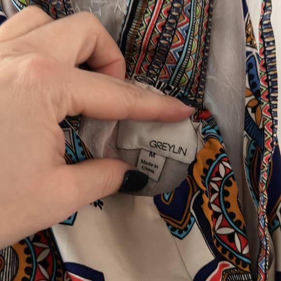 Greylin maxi dress with faux stone accent M - Picture 6 of 8